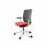 Actiu Trim Silla de Oficina Malla Negra/Blanca/Roja