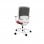 Actiu Trim Silla de Oficina Malla Negra/Blanca/Roja