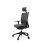 Silla de oficina Actiu Stay Carbon Black con cabezal y mecanismo Syncro