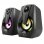 Trust Ziva RGB Colunas Gaming 2.0 12W