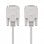 Nanocable Cable Serie RS232 DB9 Hembra/Hembra 1.8m Beige
