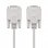 Nanocable Cabo Serial DB9 Macho/Macho 1.8m Bege