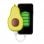 Celly Avocado Powerbank 2600mAh