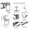 Equip Soporte de Pared para Pantalla 43"-70" de Pared Pull Down VESA 600x400 Máx 35Kg