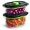 FoodSaver FFC025X Fresh Container Pack 2 Recipientes para Conservación al Vacío 700ml/1.18L