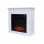 Purline CHE-610 Chimenea Eléctrica de Suelo 2000W Blanca