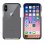 Custodia morbida antiurto Muvit Tiger 2m bordo nero per Apple iPhone XS/X