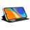Cool Funda Flip Cover Liso Negro para Xiaomi Redmi 9C