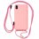Cool Funda Rosa con Cordón Liso para iPhone XS Max