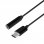 AISENS A109-0385 Handykabel Schwarz 0,15 m USB C 3,5 mm