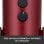 Blue Microphones Yeti Micrófono USB Rojo para Grabación y Transmisión en PC
