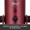 Blue Microphones Yeti Micrófono USB Rojo para Grabación y Transmisión en PC