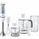 Braun Minipimer 5 Vario MQ5245WH Batidora de Mano 1000W + 4 Accesorios