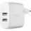 Belkin Boost Charge Cargador de Pared Doble USB-A de 24 W Blanco