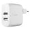 Chargeur Belkin WCB002VFWH 24W Double USB-A 2 ports Blanc