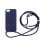 Mooov Funda Azul con Cordón Liso para iPhone 6/7/8/SE (2020)