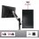 Duronic DM651x1 Soporte de Mesa Monitor 13"-27" VESA 100x100 Máx 8kg