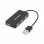 Unotec Square Hub 4x USB Negro
