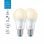 WIZ A60 Pack 2x Ampoule LED Connectée Wi-Fi/Bluetooth E27 60W Blanc