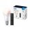 WIZ A60 Colors Ampoule LED Intelligente Wi-Fi/Bluetooth 60W E27 RGB + Télécommande