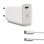 Ksix Cargador para iPhone 18W Power Delivery + Cable USB-C Lightning