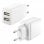 Caricabatterie USB Ksix 2.4A Bianco