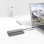Hama Docking Station 7 em 1 USB-C para 3x USB-A 3.1/HDMI/VGA/LAN