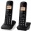 Panasonic KX-TGB612JTW Teléfono Inalámbrico Duo para Mayores Negro