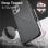 Raptic Funda Clear Negra para Apple iPhone 12/ 12 Pro