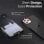 Raptic Funda Clear Negra para Apple iPhone 12/ 12 Pro