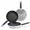 Tefal Emotion E824S3A Set 3 Sartenes con Revestimiento Antiadherente con Titanio 20/24/26 cm