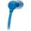 Auriculares JBL TUNE110 com fio Jack 3.5mm Intra-auriculares com Microfone Azul