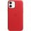 Apple MagSafe Hülle aus rotem Leder für iPhone 12 Mini