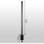 Duronic Pole Duronic DM55 Poste de 80cm para Soporte de Pantalla