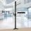 Duronic Pole Duronic DM55 Poste de 80cm para Soporte de Pantalla