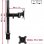 Duronic DM251X2 Soporte de Mesa Monitor 13"-27" VESA 100x100 Máx 8Kg