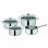 Tefal Duetto A705A835 Batería de Cocina 4 Piezas