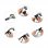 Aisens A151-0406 Spiral-Kabel-Organizer, Schwarz