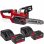 Einhell GE-LC 18 Li Motosierra Inalámbrica + 2 Baterías 18V 4.0Ah + 2 Cargadores