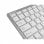 Clavier blanc sans fil Silver HT Colors Edition