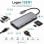 SilverHT Logan Typ-C-Adapter 13 in 1 Aluminium