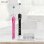 Oral-B Smart 4 4900 Pack 2 Cepillos Eléctricos Rosa/Negro