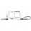 GoPro Funda + Correa Blanca para HERO9 Black