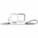 GoPro Funda + Correa Blanca para HERO9 Black