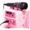 Altoparlante Bluetooth Dynasonic Karaoke 025 con Karaoke e 2 microfoni Rosa brillante