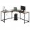 HomCom Mesa Esquinera de Oficina 150x150x75cm Madera Rústica