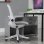Vinsetto Silla de Oficina Gris