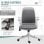 Vinsetto Silla de Oficina Gris