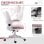 Vinsetto Silla de Oficina Rosa