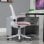 Vinsetto Silla de Oficina Rosa